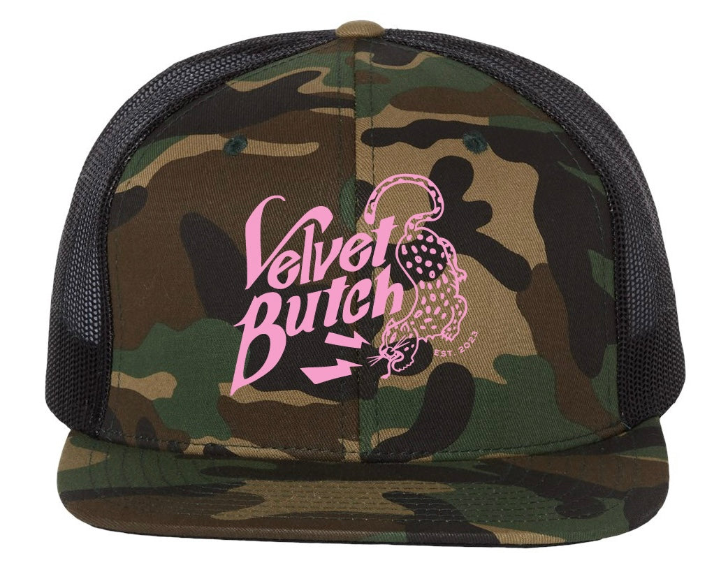 Velvet Butch Camo Snapback